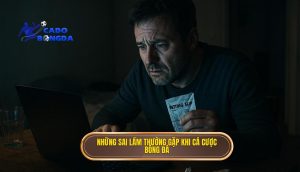 những sai lầm thường gặp khi cá cược bóng đá