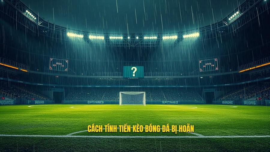 Chi tiết cách tính tiền khi kèo bóng đá bị hoãn