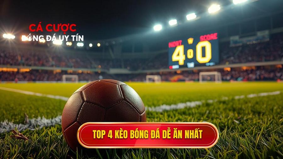 Kèo bóng đá nào dễ ăn nhất hiện nay? Cẩm nang chọn kèo chắc thắng cho người mới 2 Top 4 loại kèo bóng đá dễ ăn nhất hiện nay bạn không nên bỏ lỡ